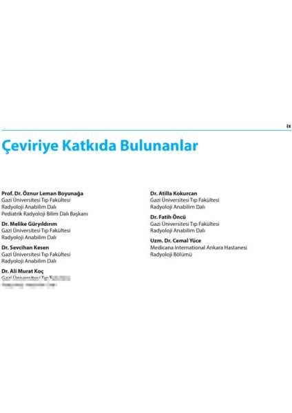 Pediatrik Görüntülemede Ayırıcı Tanı - Johan G. Blickman (Ciltli)