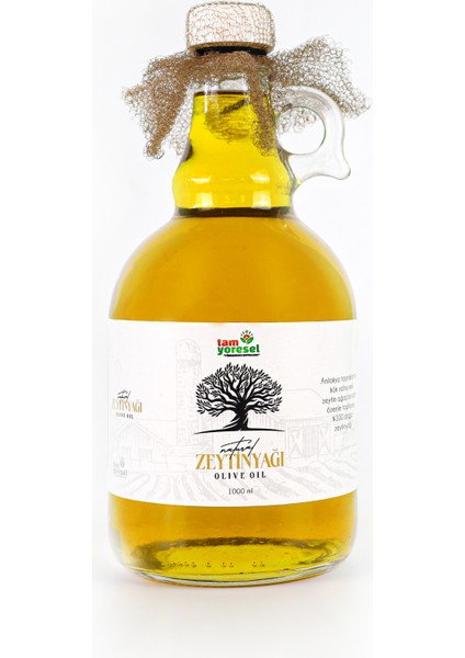 Şeffaf Kulplu Zeyinyağı 1 lt