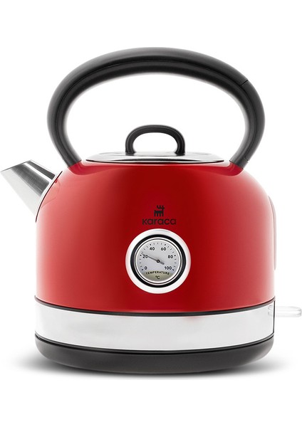 Retro Su Isıtıcısı Kettle 2202 Kırmızı 2200W