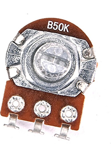 10 Adet 18 mm. Uzunluğunda Bölünmüş Şaft Potansiyometre Elektro Gitar Aksesuarı B50K (Yurt Dışından) modelleri