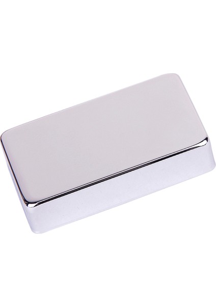 Krom Kaplama Metal Kapalı Humbucker Pikap Kapağı Delik Yok 50 mm. 52 mm. Pikap (Yurt Dışından)