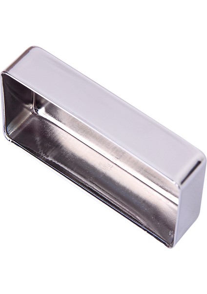Krom Kaplama Metal Kapalı Humbucker Pikap Kapağı Delik Yok 50 mm. 52 mm. Pikap (Yurt Dışından)