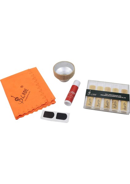5 Soprano Saksafon Aksesuarları Kiti Sazlık Seeds Sessiz Mantar Gres Diş Pedi (Yurt Dışından)
