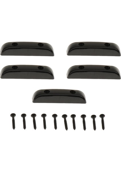 5x Metal Dinlenme Thumbrest Bas Gitar Yedek Müzik Parçaları (Yurt Dışından)
