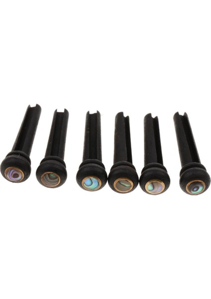 6 Pcs Abanoz Gitar Köprüsü Uç Pimler Set Aksanlar Yeni (Yurt Dışından) fırsatları