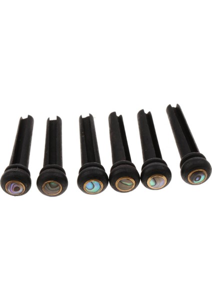 6 Pcs Abanoz Gitar Köprüsü Uç Pimler Set Aksanlar Yeni (Yurt Dışından) indirimleri