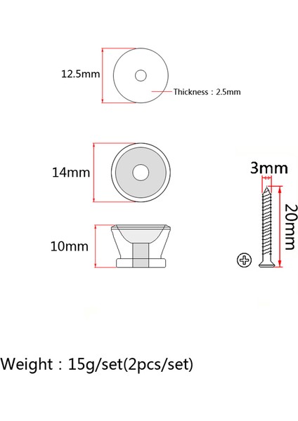 Gitar Parçaları Aksesuarları İçin 2 Pcs Mantar Kafası Kayış Kilit Düğmesi (Yurt Dışından) indirimleri