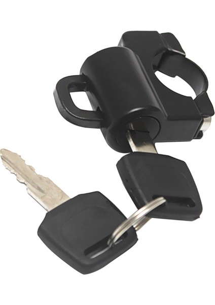 Siyah Cnc 22MM Motosiklet Scooter Kask Hırs Tahsis Kilit Güvenliği Assy (Yurt Dışından)