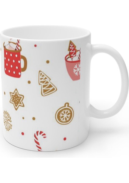 Noel Yılbaşı Figürlü Merry Christmas Kupa Bardak Mug