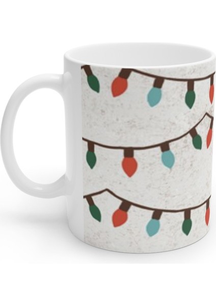 Noel Yılbaşı Işıkları Lights Merry Christmas Kupa Bardak Mug