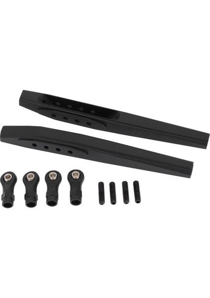 2/set Metal Arka Çekiş Kolları Eksenel RBX10 Için Alt Kol Kolu 1/10 Tırmanma Rc Model Araç Aksesuar Parçaları - Siyah