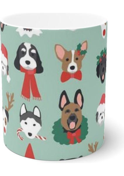 Noel Yılbaşı Kediler ve Köpekler Cats And Dogs Merry Christmas Kupa Bardak Mug fiyatları
