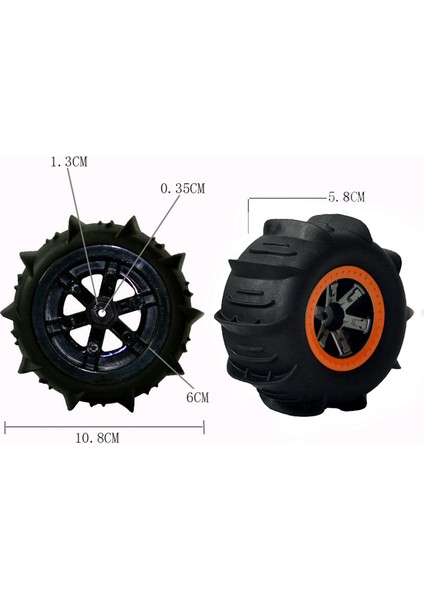 Evrensel Rc Araba Tekerlek Rims Kit Dıy Lastik Lastik Lastik Lastikleri 9116 Sürüklenen 4 Parça fırsatları