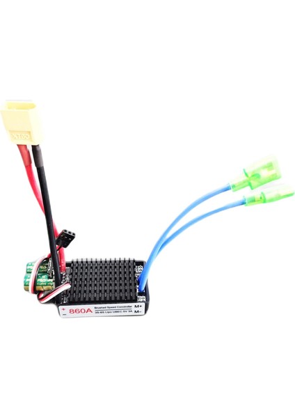 Su Geçirmez Fırça Esc Değiştirme 860A 12V-24V Rc Araç Aracı Için Yüksek Güç XT60