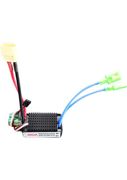 Su Geçirmez Fırça Esc Değiştirme 860A 12V-24V Rc Araç Aracı Için Yüksek Güç XT60