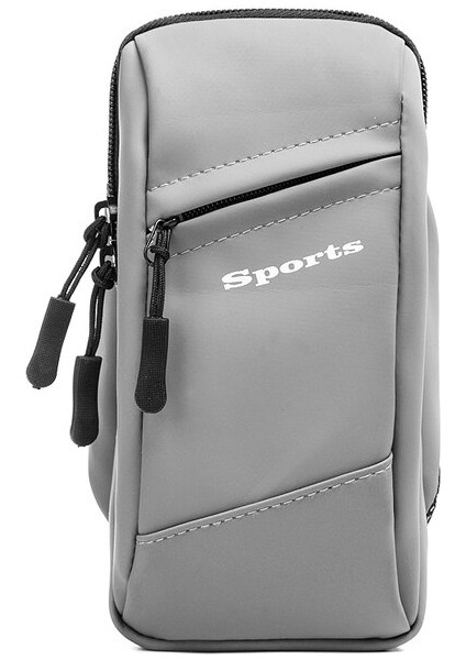 Çift Zipper Çalışan Spor Armband Telefonu Çantası Su Temiz