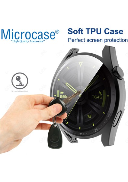 Huawei Watch Gt3 Pro 43 mm Önü Kapalı Tasarım Silikon Kılıf - AL3173 fırsatları
