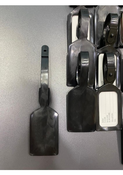 Siyah 15 Adet Bagaj Etiketi , Isimlik ,kartlık , Çanta Etiketi indirimleri