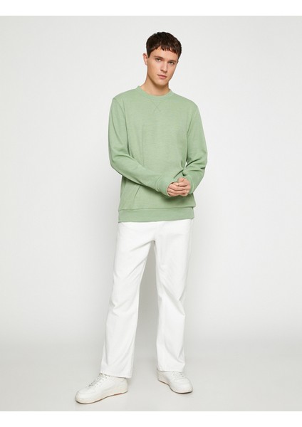 Basic Melange Sweater Crew Neck fiyatları