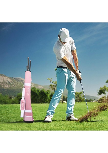 Golf Pazar Çantası Su Geçirmez Depolama Vaka Golf Kulübü Seyahat Çantası Gençler Gençler Pembe fiyatları