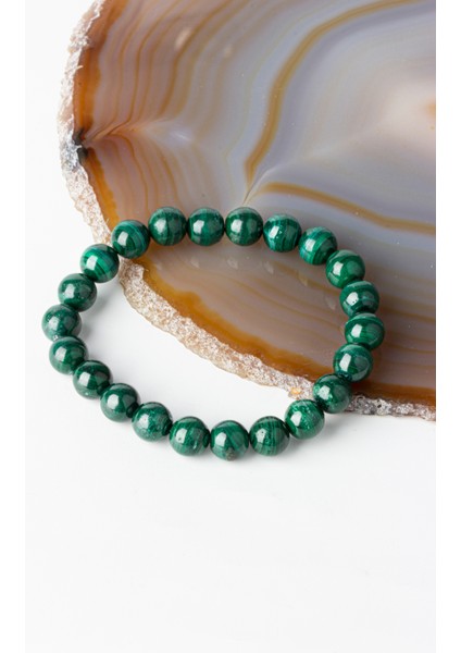 Malahit Küre Kesim 8 mm