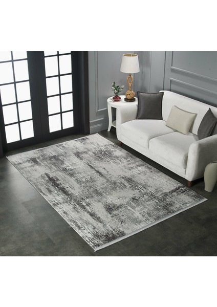 Yüksek Kalite Viera 11600 Gri Modern Salon Halısı Polllini Halı