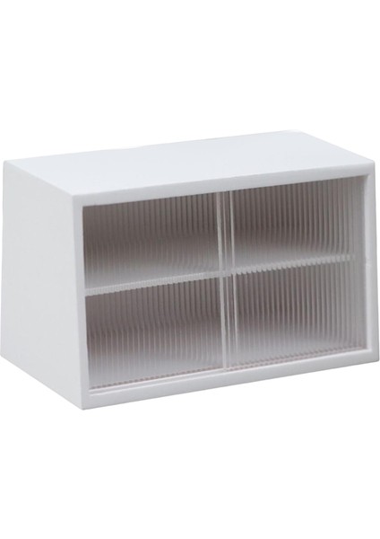 Dollhouse Minyatür Mobilya Kek Dolabı Fırın Dolabı Sahneler Için Dekor Beyaz (Yurt Dışından)
