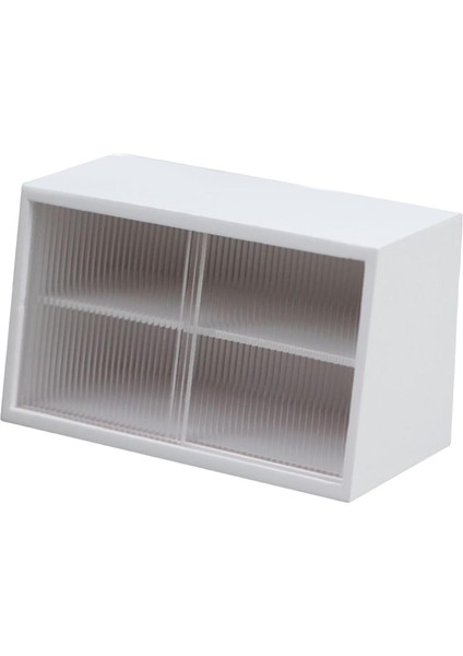 Dollhouse Minyatür Mobilya Kek Dolabı Fırın Dolabı Sahneler Için Dekor Beyaz (Yurt Dışından)