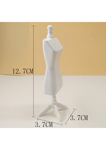 Minyatür Kadın Modeli Avrupa Süs Oyuncaklar Için Bayan Modeli Pretend Pretend (Yurt Dışından)