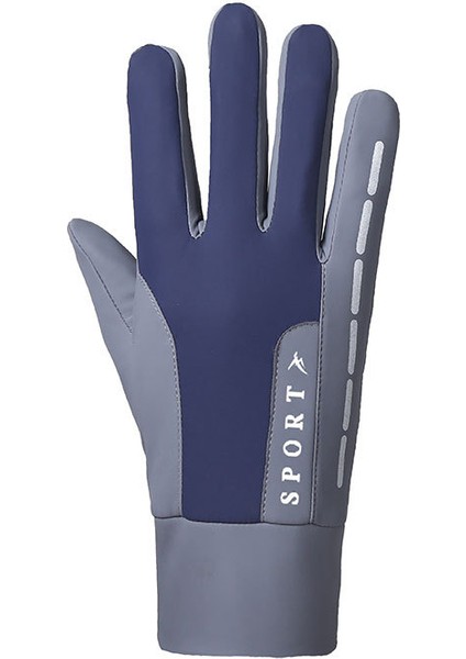 Erkek Sonbahar ve Kış Dokunmatik Ekran Artı Kadife Eldiven (Yurt Dışından)