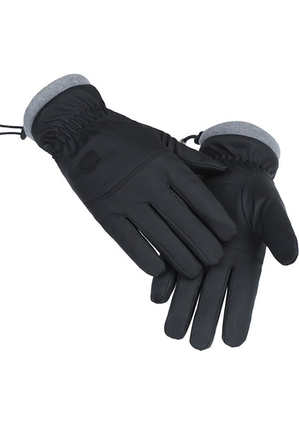 Kadife Kalın Su Soğuk Geçirmez Bisiklet Dokunmatik Ekran Eldivenleri (Yurt Dışından) fırsatları