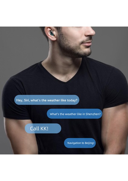 Bluetooth 5.1 Kablosuz Kulaklık - Beyaz (Yurt Dışından)