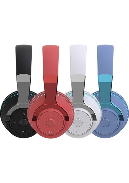 H2 Kablosuz Bluetooth Kulaklık - Kırmızı (Yurt Dışından)