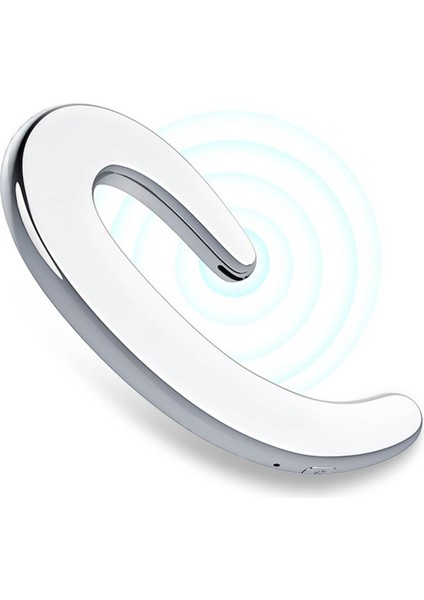 F920 Geri Çekilebilir Bluetooth 4.0 Kulaklık - Gümüş (Yurt Dışından)