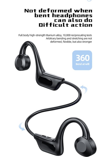 Bluetooth Kulaklık Boyun Bandı - Mavi (Yurt Dışından)