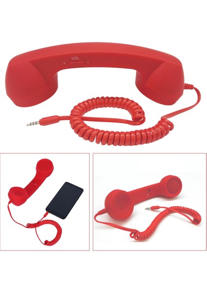 Cep Telefon Ahizesi 3.5mm - Kırmızı (Yurt Dışından)