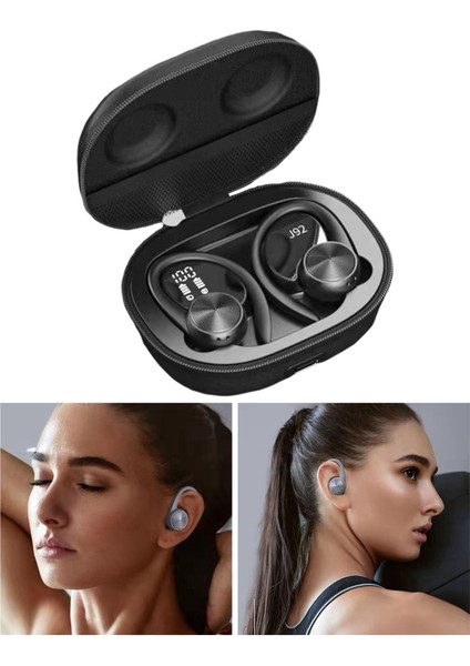 Bluetooth 5.0 Kablosuz Kulaklık - Siyah (Yurt Dışından)