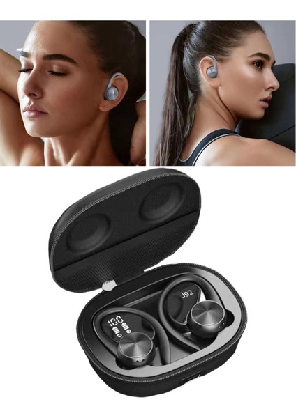 Bluetooth 5.0 Kablosuz Kulaklık - Siyah (Yurt Dışından)