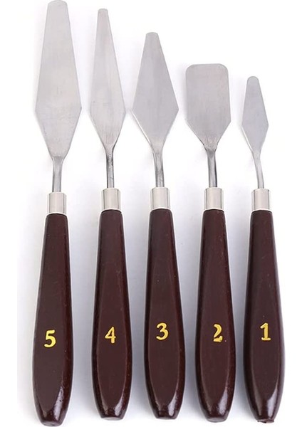 Metal Spatül 5 Li Set 93-5