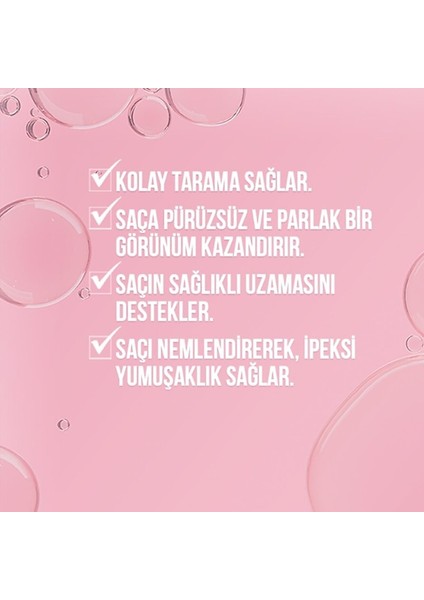 Sağlıklı Uzama Etkili Işıltılı Bakım Sıvı Saç Kremi 200 Ml 2 Adet