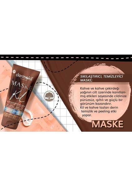 Kil ve Kahve Içerikli Sikilaştirici Etkili Maske (75 Ml) modelleri