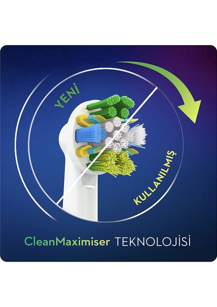 Diş Fırçası Yedek Başlığı Floss Action Cleanmaximiser 2 Adet modelleri