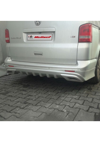 (Boyasız) Volkswagen T5 Transporter Arka Karlık Çift Egzoz 2003-2014 Arasına Uyumludur fiyatları