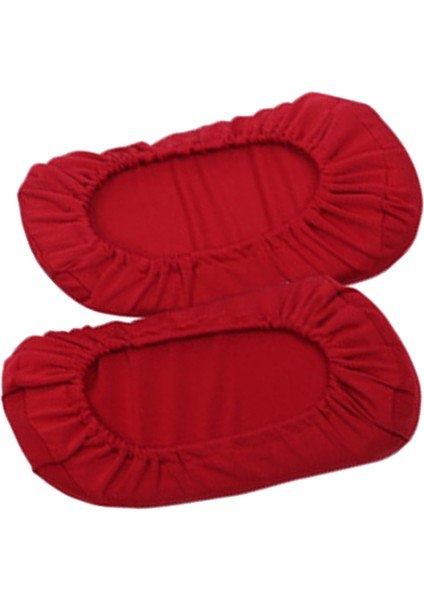 Sandalye Kolçak Kapak Elastik Koruyucu Koltuk Kol Kapağı 35X9CM 1 Çift Kırmızı