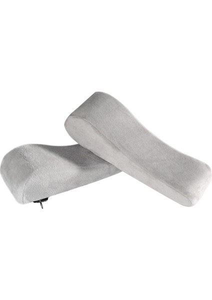 2pcs Bellek Köpük Koltuk Alan Yastık Pedleri Dirsek Arm Destek Sandalyesi Koltuk Pedleri Gri