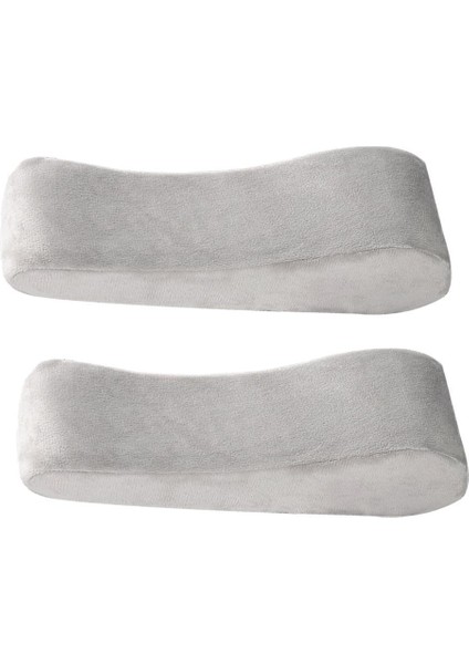 2pcs Bellek Köpük Koltuk Alan Yastık Pedleri Dirsek Arm Destek Sandalyesi Koltuk Pedleri Gri fiyatları