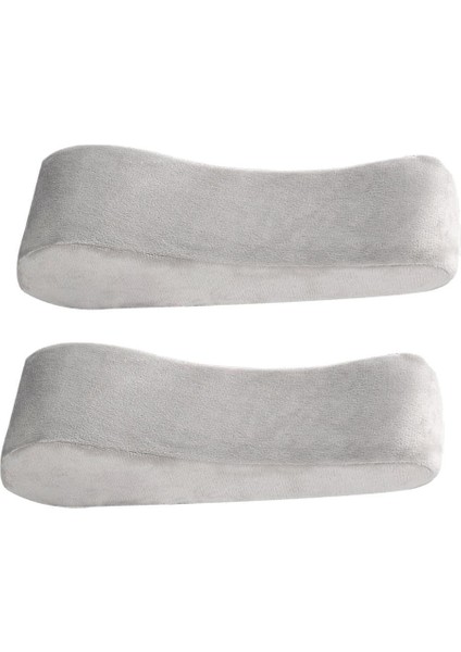 2pcs Bellek Köpük Koltuk Alan Yastık Pedleri Dirsek Arm Destek Sandalyesi Koltuk Pedleri Gri fırsatları