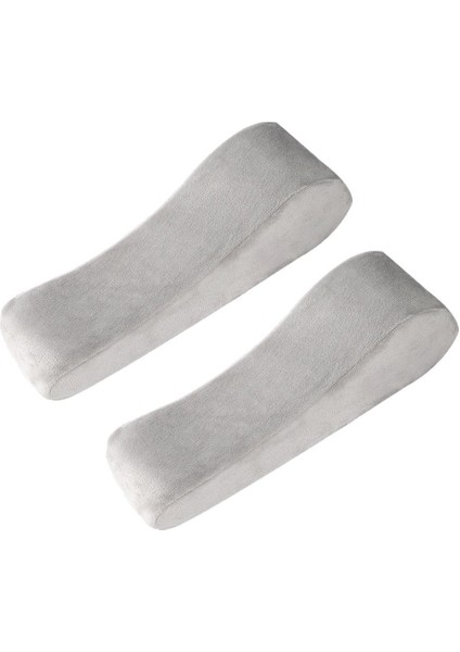 2pcs Bellek Köpük Koltuk Alan Yastık Pedleri Dirsek Arm Destek Sandalyesi Koltuk Pedleri Gri indirimleri