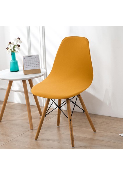 Esnek Kolsuz Kabuk Sandalye Koltuk Kapağı Konferansları Slipcover Sarı