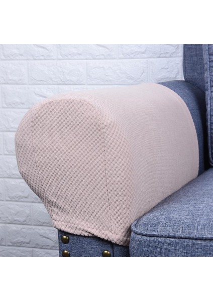 1 Çift Direkli Elastik Kanepe Koltuk Kökenli Koltuk Kapakları Koltuk Slipcovers Bej